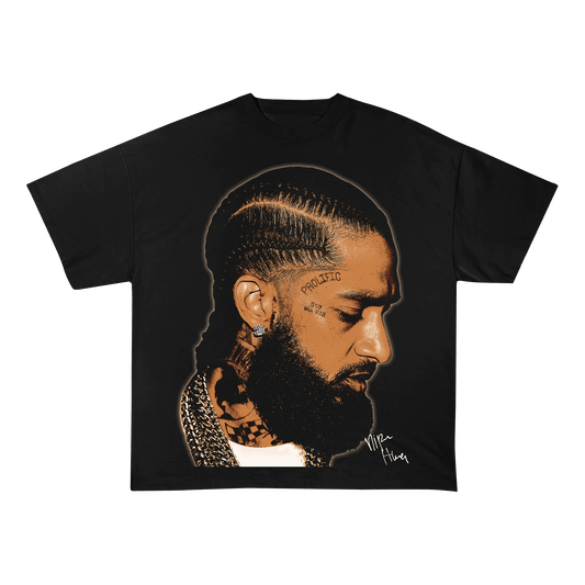 NIPSEYHUSSLE HEAVEY WEIGHT COTTON TEE-8004