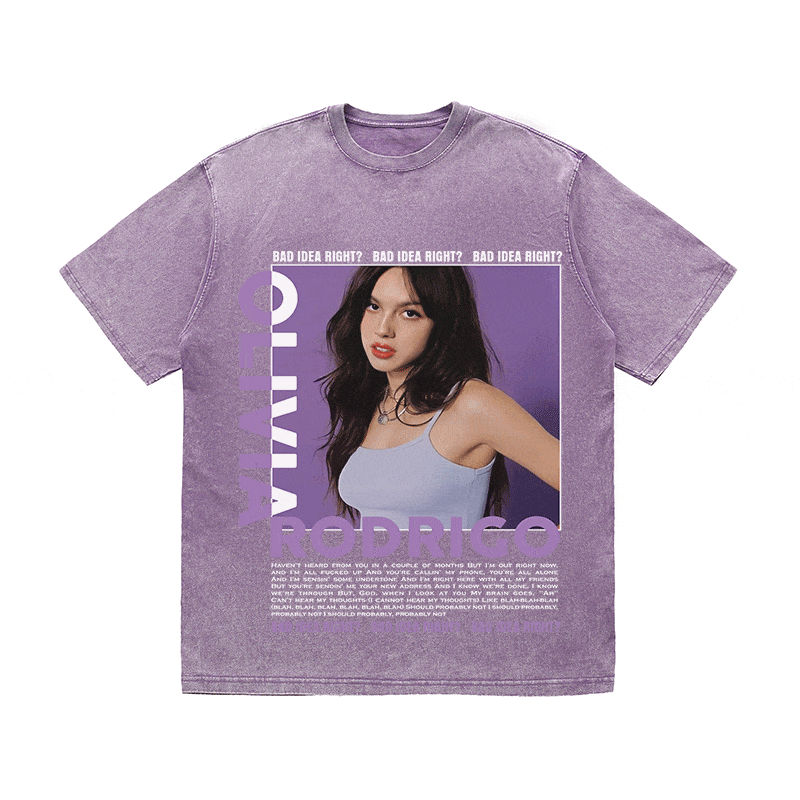 OLIVIA HEAVY WEIGHT COTTON TEE-9011
