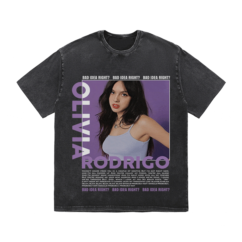 OLIVIA HEAVY WEIGHT COTTON TEE-9011