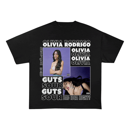 OLIVIA HEAVY WEIGHT COTTON TEE-9013