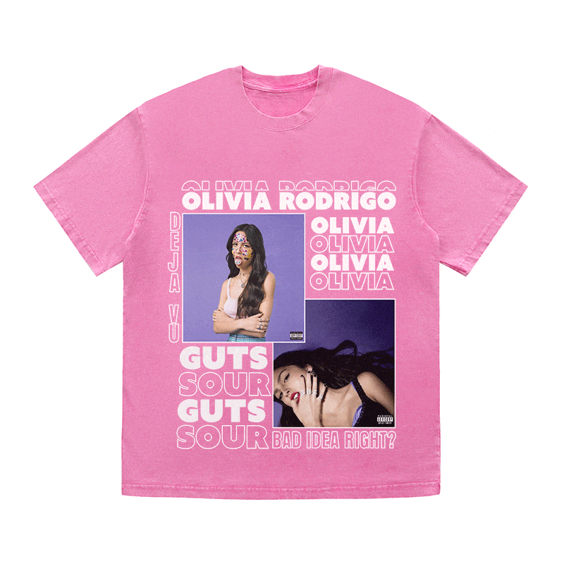OLIVIA HEAVY WEIGHT COTTON TEE-9013