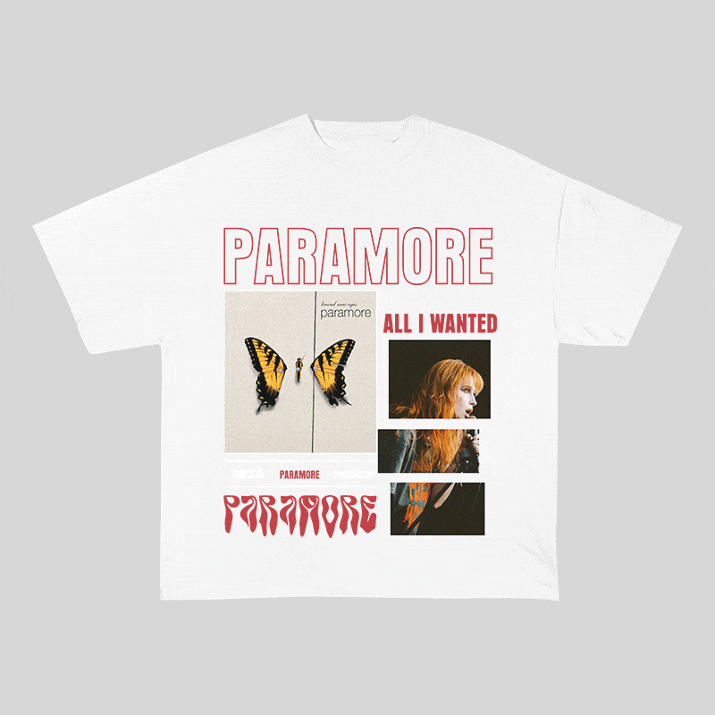 PARAMORE HEAVY WEIGHT COTTON TEE-9014