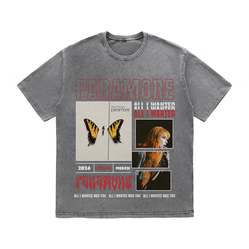 PARAMORE HEAVY WEIGHT COTTON TEE-9014