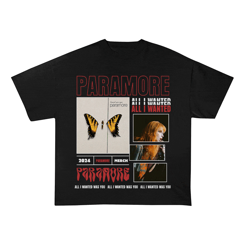 PARAMORE HEAVY WEIGHT COTTON TEE-9014