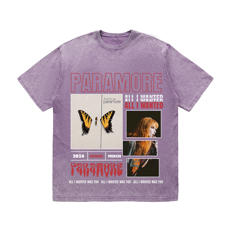 PARAMORE HEAVY WEIGHT COTTON TEE-9014