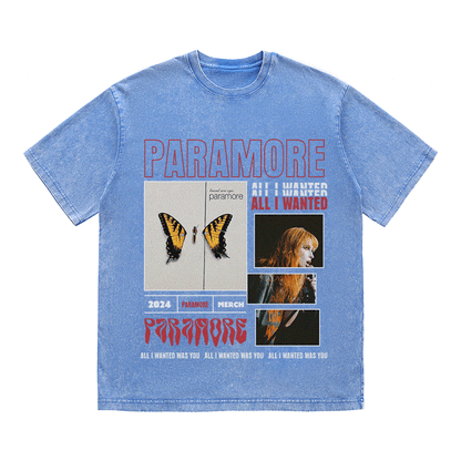 PARAMORE HEAVY WEIGHT COTTON TEE-9014