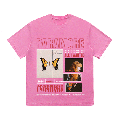 PARAMORE HEAVY WEIGHT COTTON TEE-9014