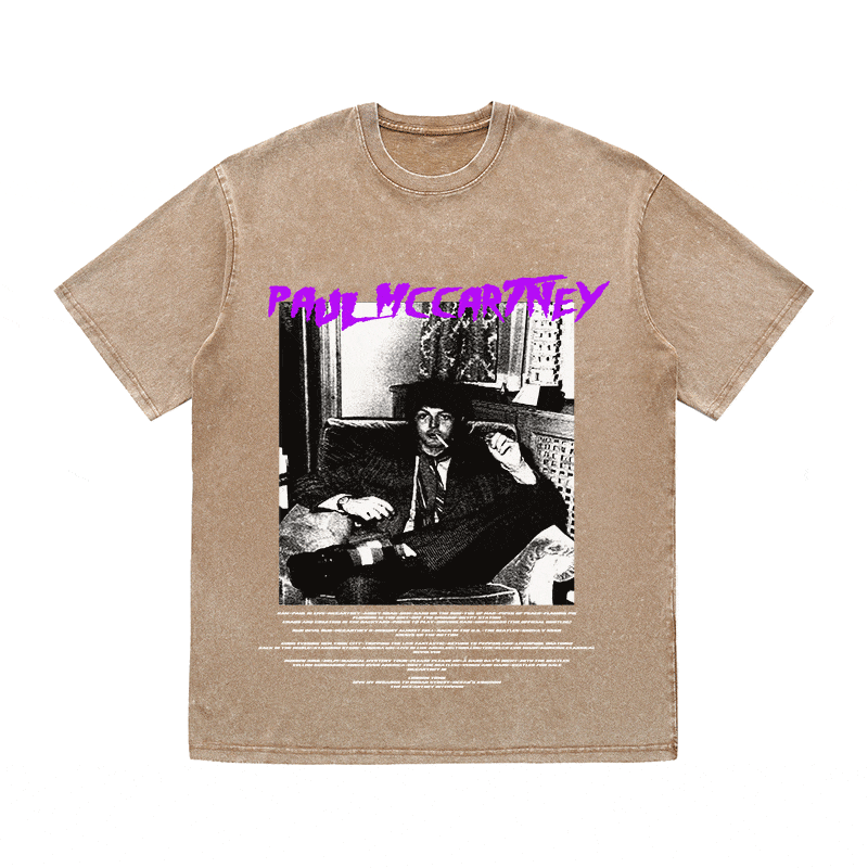 PAUL MCCARTNEY HEAVY WEIGHT COTTON TEE-8944