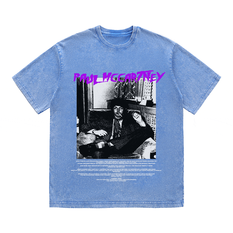 PAUL MCCARTNEY HEAVY WEIGHT COTTON TEE-8944
