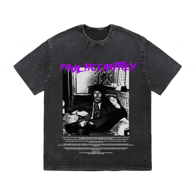 PAUL MCCARTNEY HEAVY WEIGHT COTTON TEE-8944