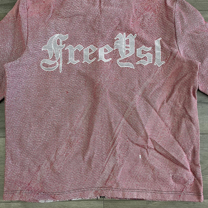 PINK YSL  TAPESTRY TEE