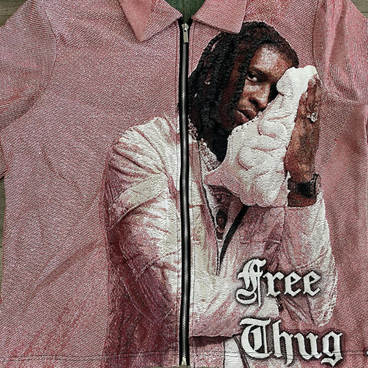 PINK YSL  TAPESTRY TEE