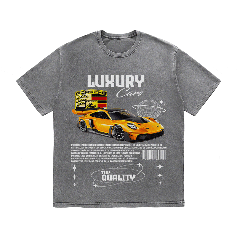 PORSHE HEAVY WEIGHT COTTON TEE-9110