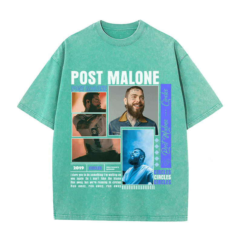 POST MALONE HEAVY WEIGHT COTTON TEE-9016