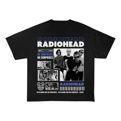 RADIOHEAD HEAVY WEIGHT COTTON TEE-9017