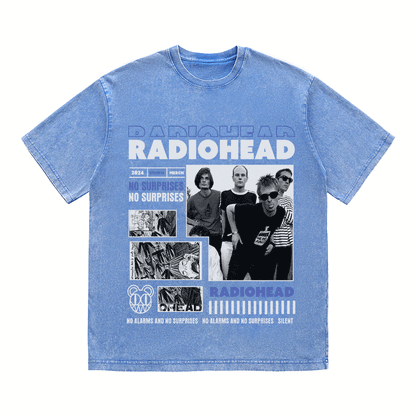RADIOHEAD HEAVY WEIGHT COTTON TEE-9017
