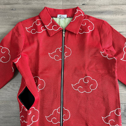 RED N TAPESTRY JACKET