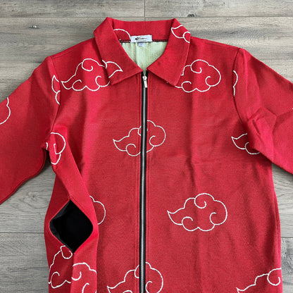 RED N TAPESTRY TEE