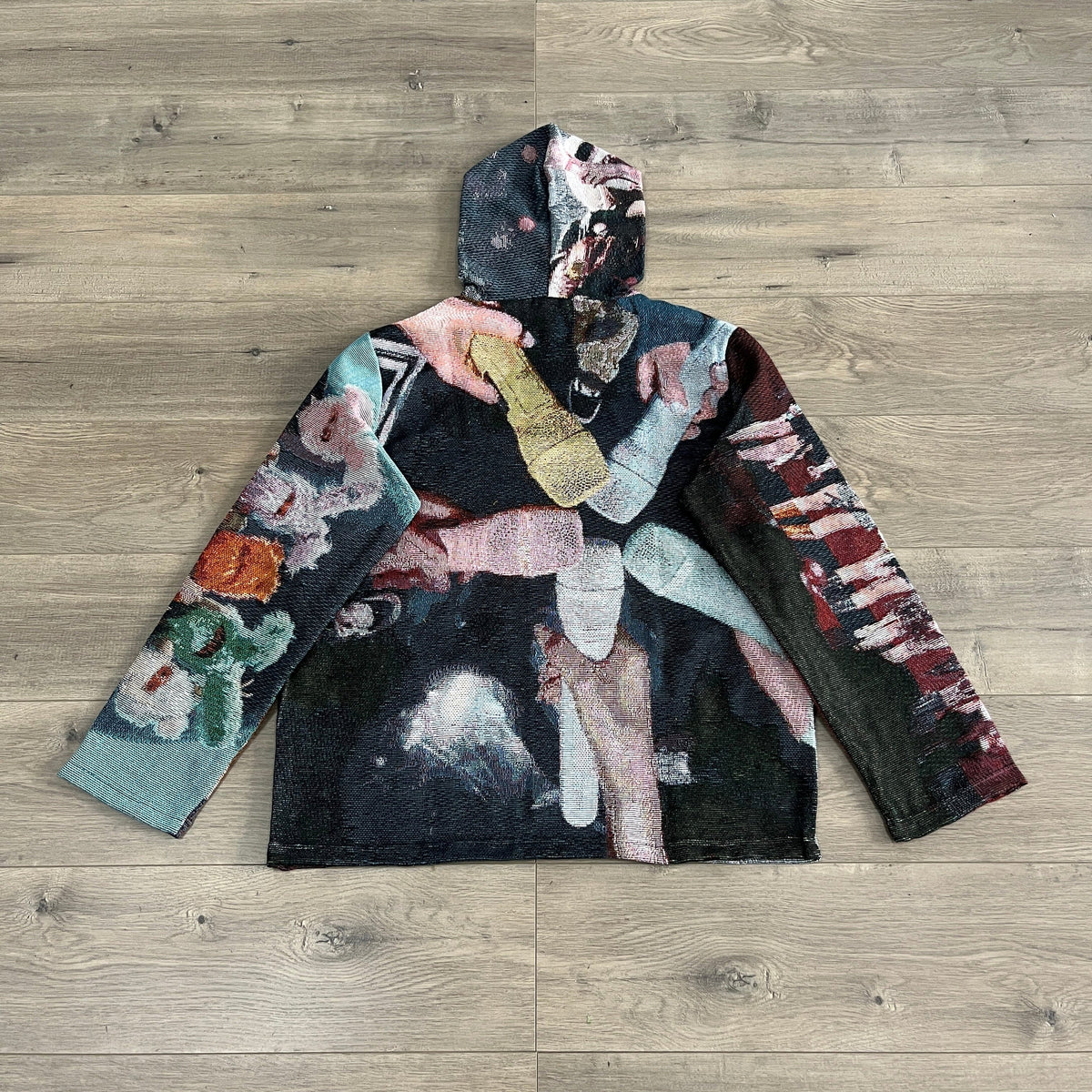 RED VELVET TAPESTRY HOODIE