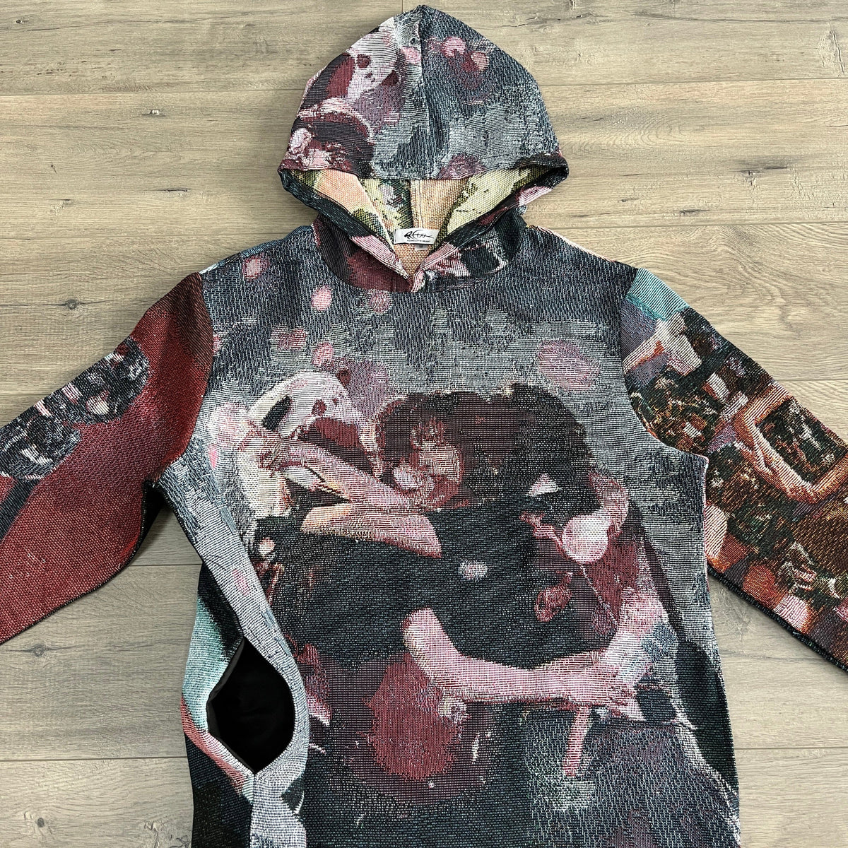 RED VELVET TAPESTRY HOODIE
