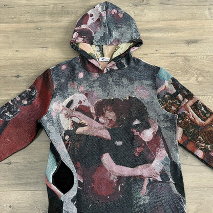 RED VELVET TAPESTRY HOODIE