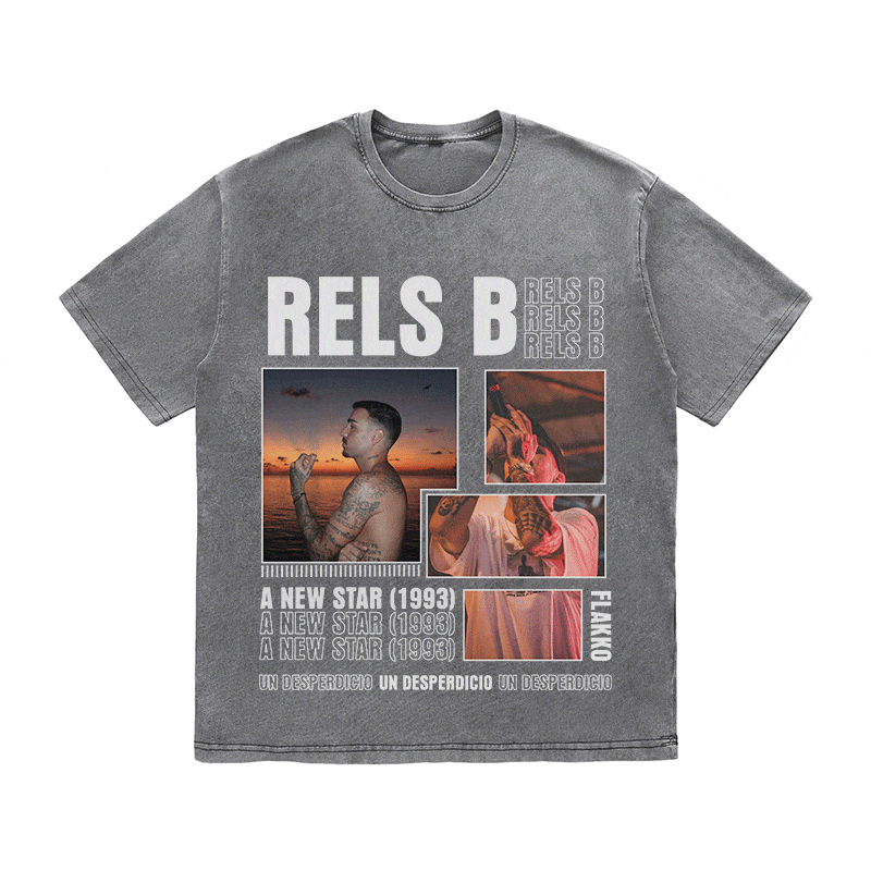 RELS B 2 HEAVY WEIGHT COTTON TEE-9018