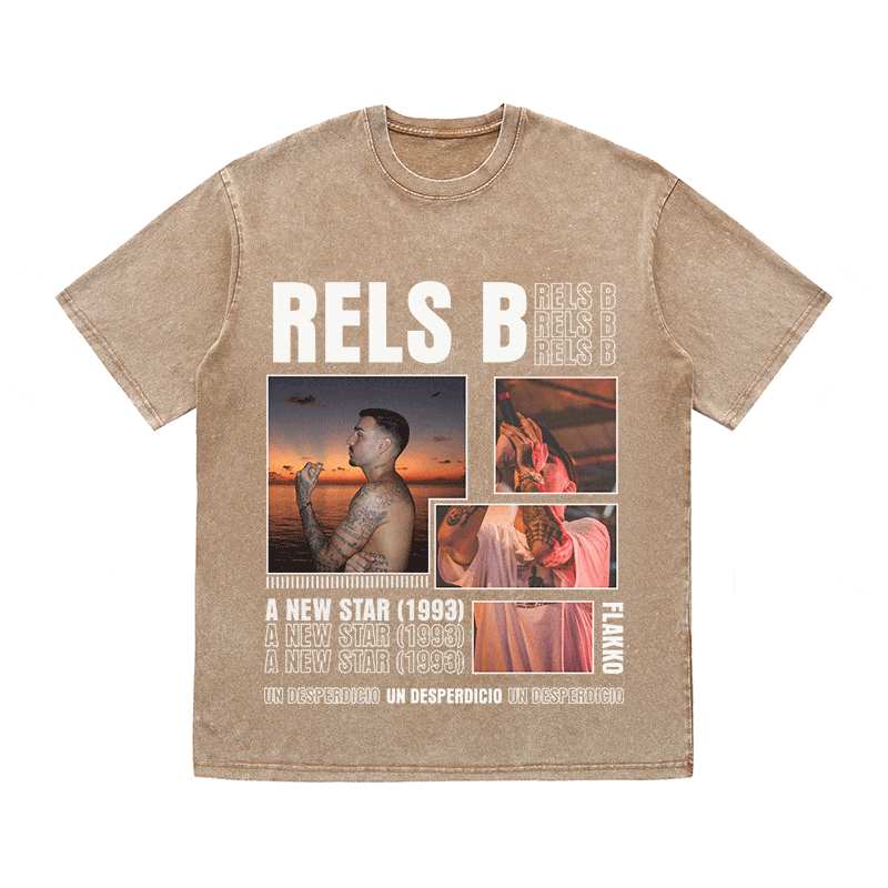 RELS B 2 HEAVY WEIGHT COTTON TEE-9018