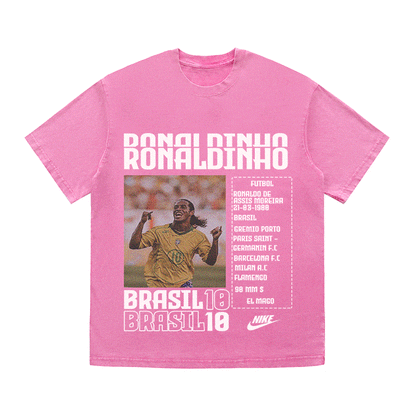 RONALDINHO HEAVY WEIGHT COTTON TEE-8826