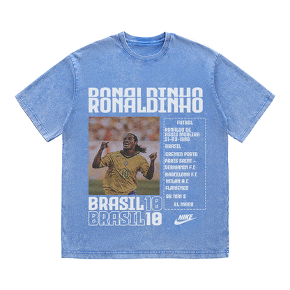 RONALDINHO HEAVY WEIGHT COTTON TEE-8826