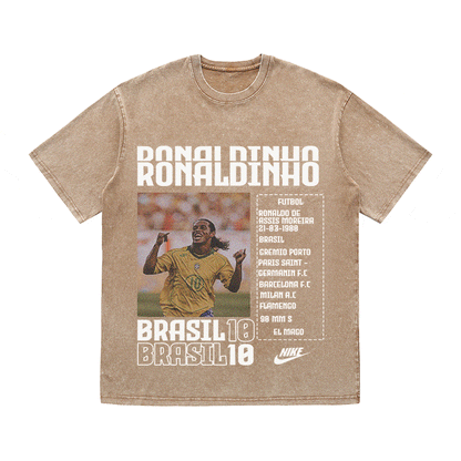RONALDINHO HEAVY WEIGHT COTTON TEE-8826