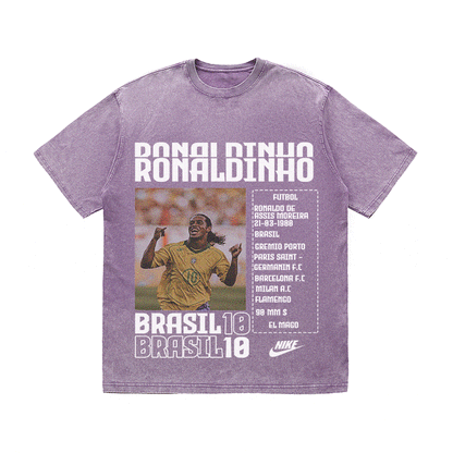 RONALDINHO HEAVY WEIGHT COTTON TEE-8826