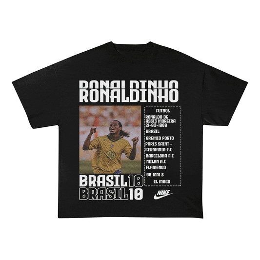 RONALDINHO HEAVY WEIGHT COTTON TEE-8826