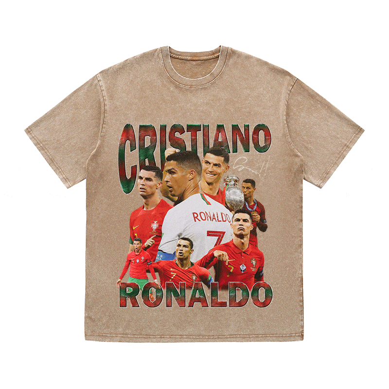 RONALDO 3 HEAVY WEIGHT COTTON TEE-8980