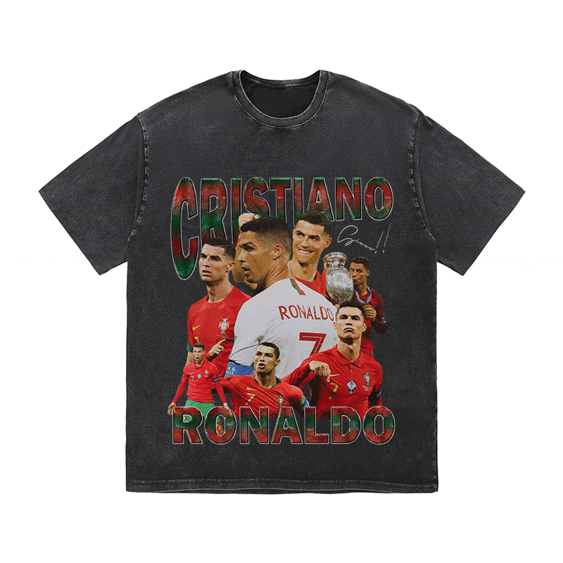 RONALDO 3 HEAVY WEIGHT COTTON TEE-8980