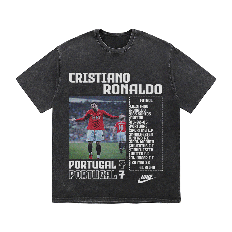 RONALDO HEAVY WEIGHT COTTON TEE-8827