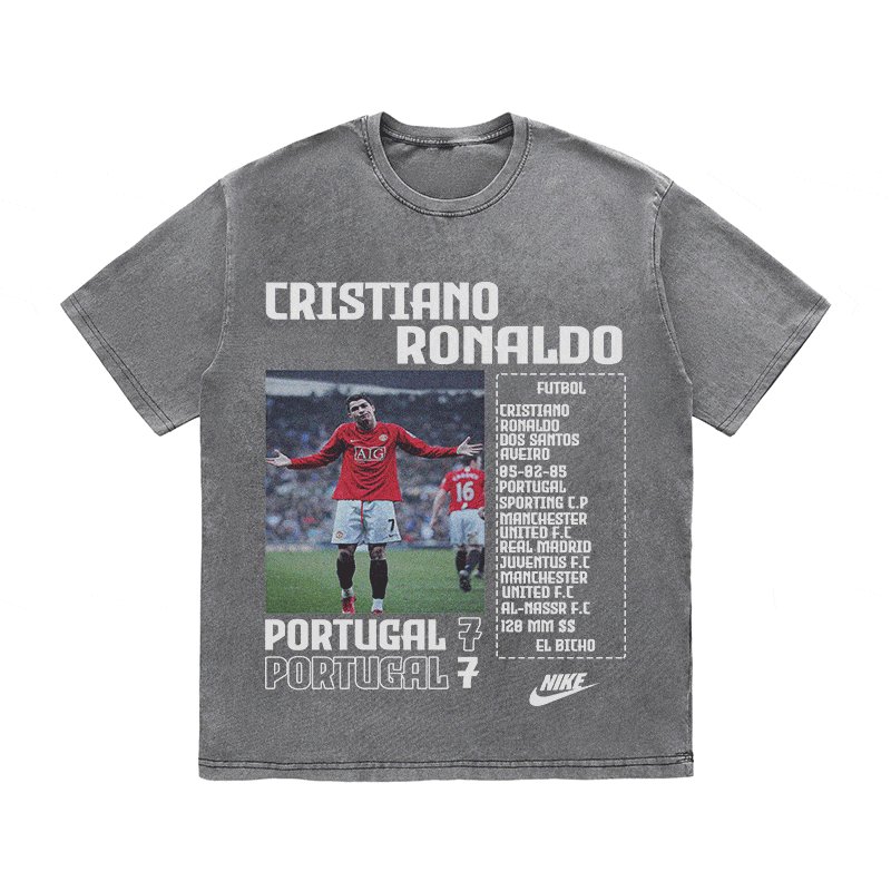 RONALDO HEAVY WEIGHT COTTON TEE-8827