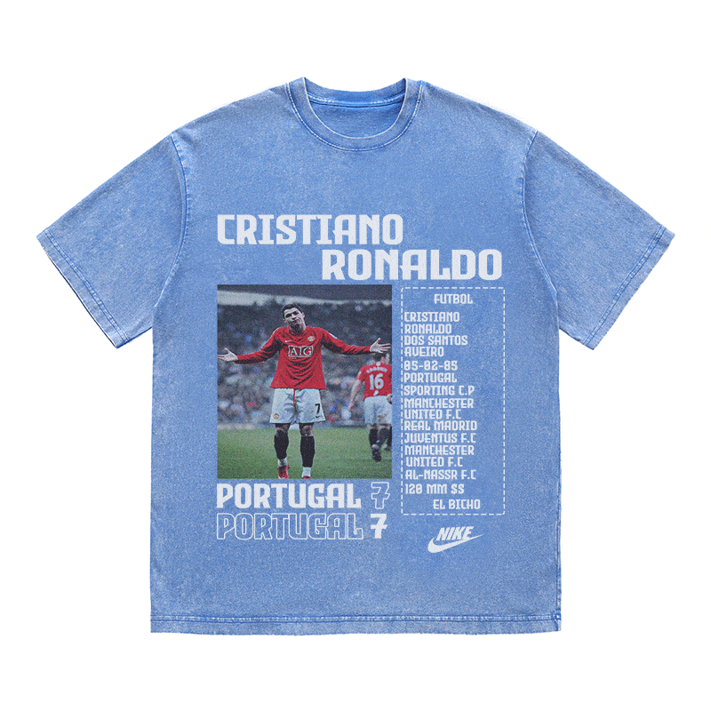 RONALDO HEAVY WEIGHT COTTON TEE-8827