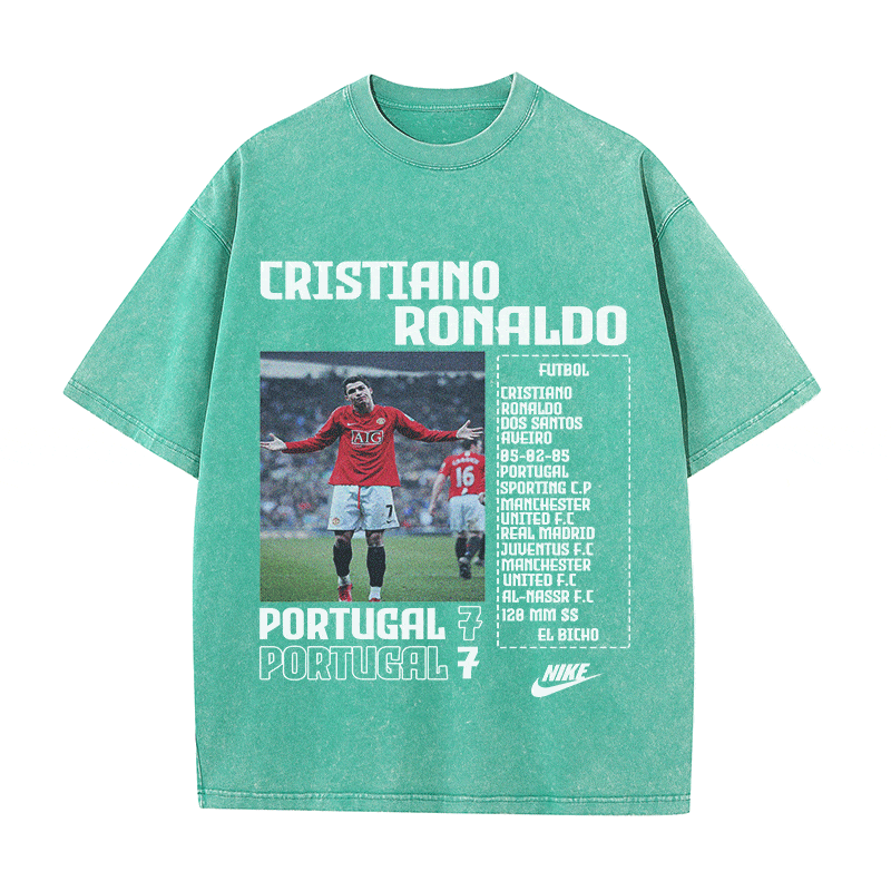 RONALDO HEAVY WEIGHT COTTON TEE-8827