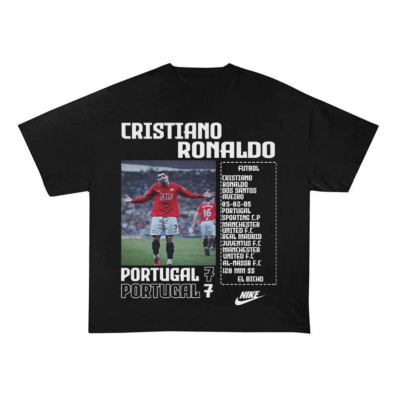 RONALDO HEAVY WEIGHT COTTON TEE-8827