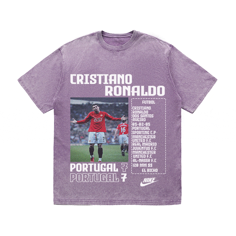 RONALDO HEAVY WEIGHT COTTON TEE-8827