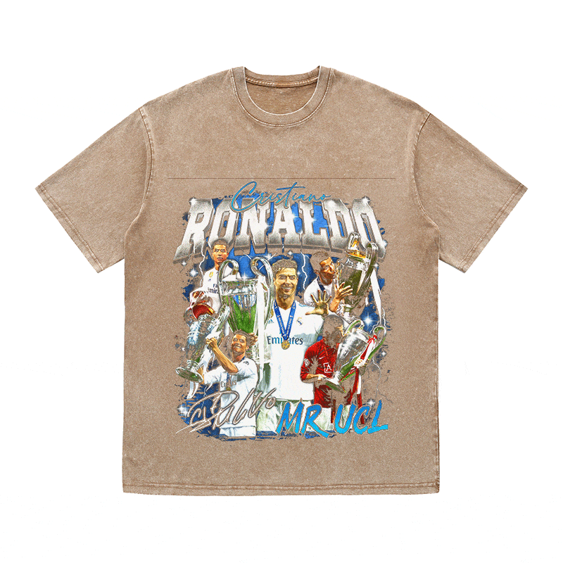 RONALDO HEAVY WEIGHT COTTON TEE-8981