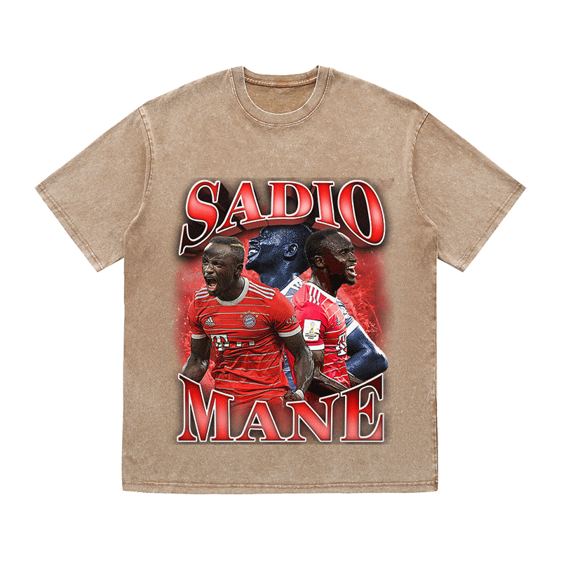 SADIO MANE HEAVY WEIGHT COTTON TEE-9174