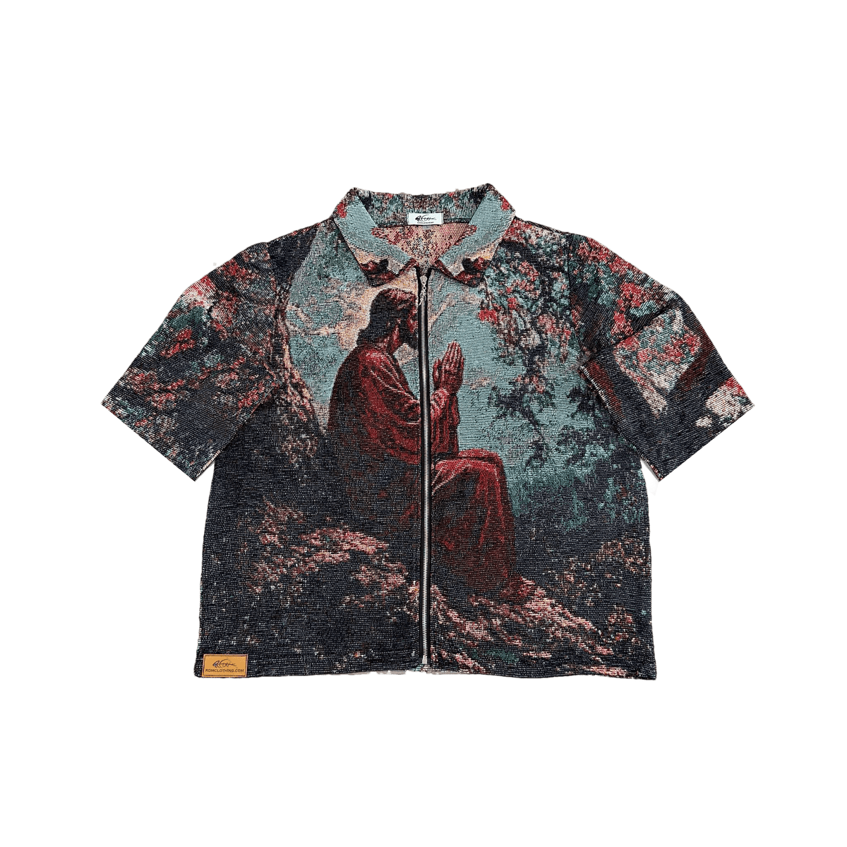 SAVIOR IN THE SAKURA TAPESTRY TEE