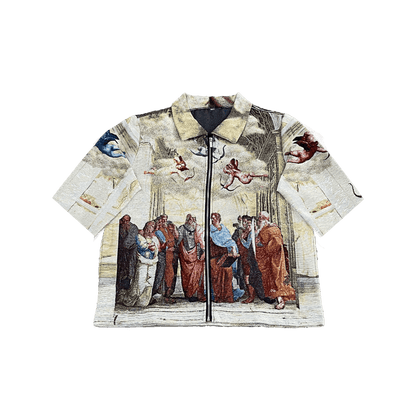 SCHOOL ATHENS TAPESTRY TEE