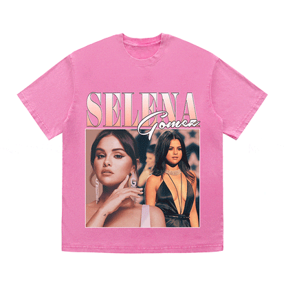 RDMCLOTHINGART tapestry hoodie SELENA HEAVY WEIGHT COTTON TEE-8869