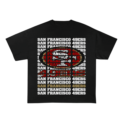 SF 49ERS HEAVY WEIGHT COTTON TEE-9189