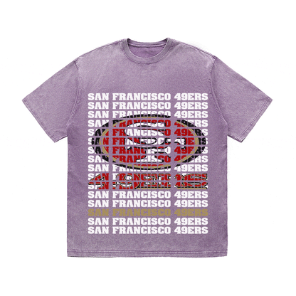 SF 49ERS HEAVY WEIGHT COTTON TEE-9189