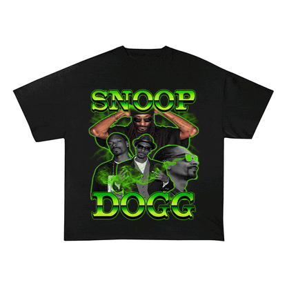 SNOOP DOGG HEAVY WEIGHT COTTON TEE-9136