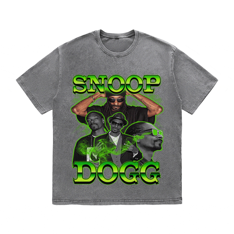 SNOOP DOGG HEAVY WEIGHT COTTON TEE-9136