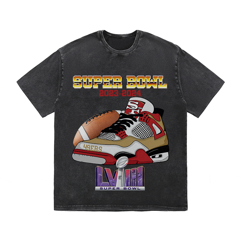 SUPERBOWL 3 HEAVY WEIGHT COTTON TEE-9191